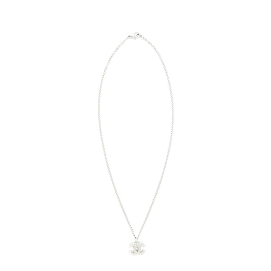 Chanel CC Logo Necklace/Earrings SHW(Sell In A Set)