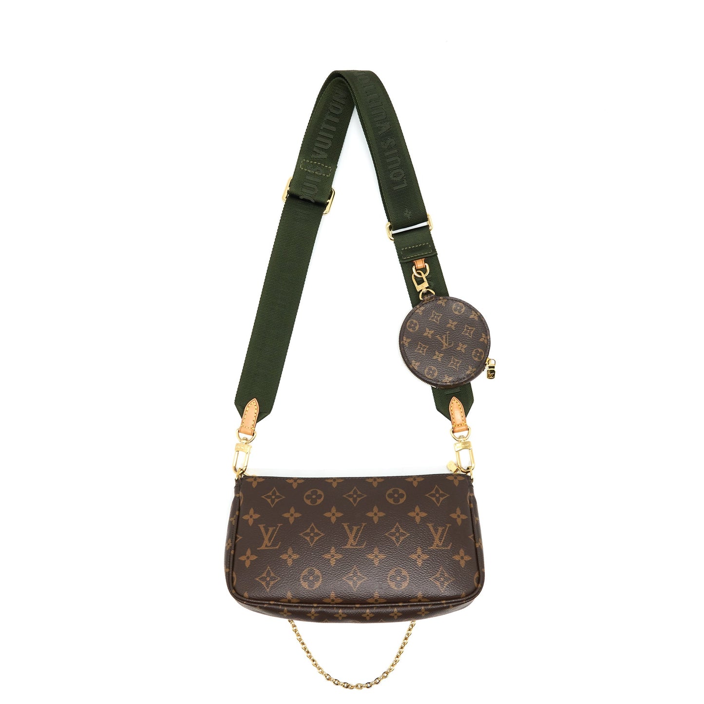 Louis Vuitton Multi Pochette Accessories Khaki Strap