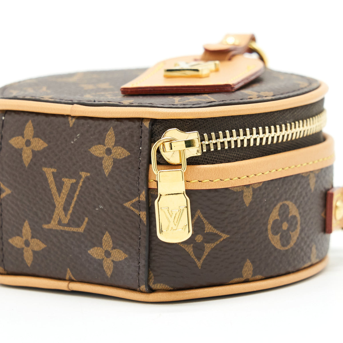 Louis Vuitton Petite Boite Chapeau Necklace Monogram Canvas