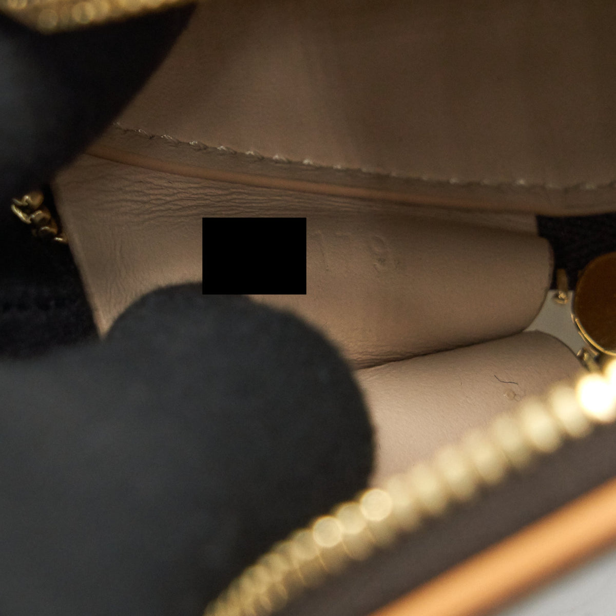 Louis Vuitton Petite Boite Chapeau Necklace Monogram Canvas