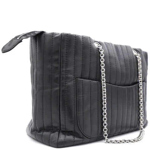 Chanel Vertical Quilted Mademoiselle Tote