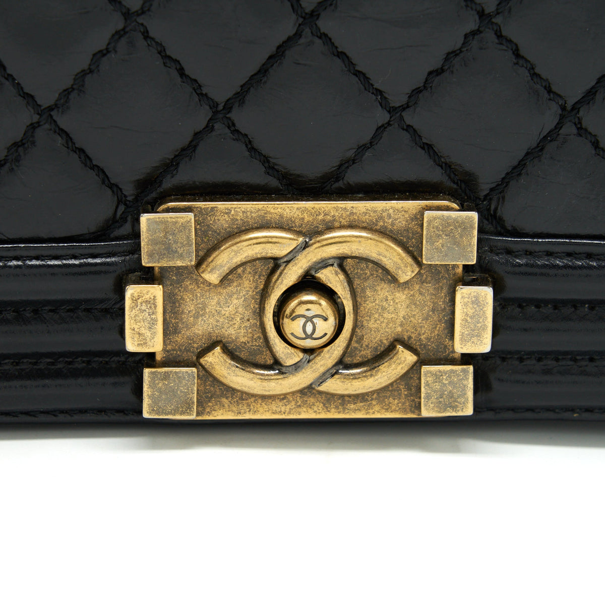 Chanel Medium Boy Bag Calfskin Black GHW