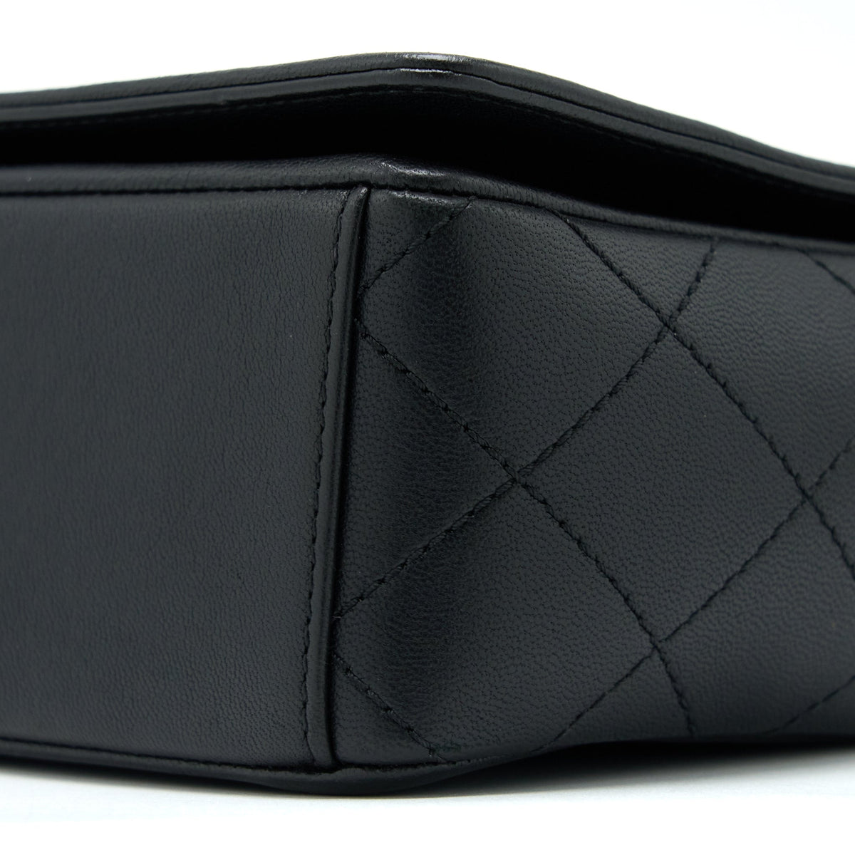 Chanel Seasonal Quilted Flap Bag Calfkskin Black Multicolour Hardware