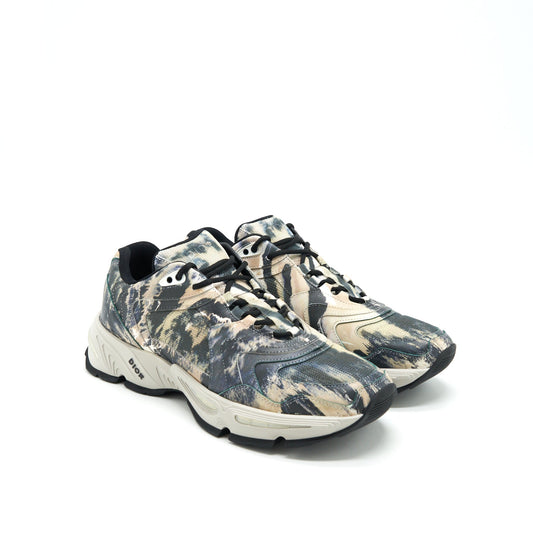 Dior Size 42 Men's Sneakers Grey Multicolour Limited