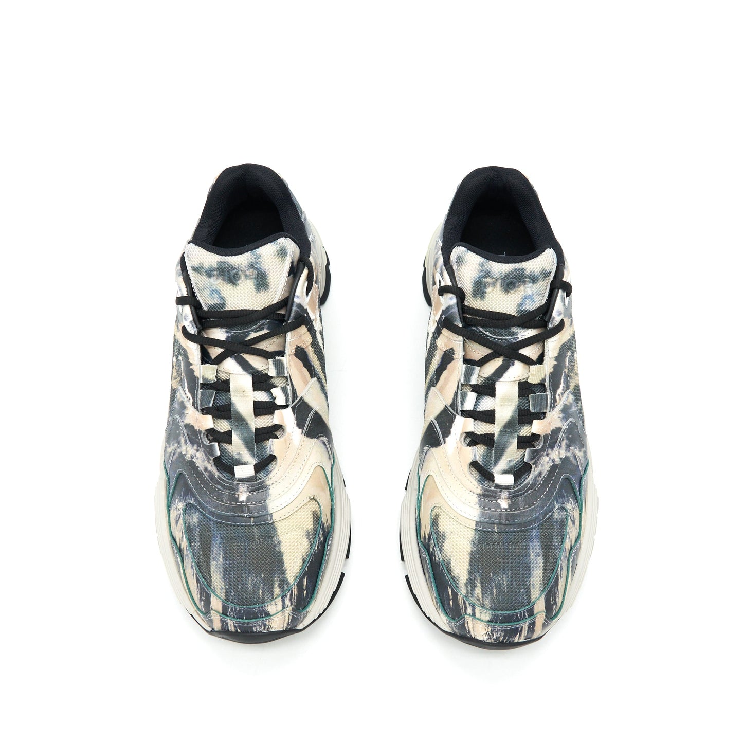 Dior Size 42 Men's Sneakers Grey Multicolour Limited