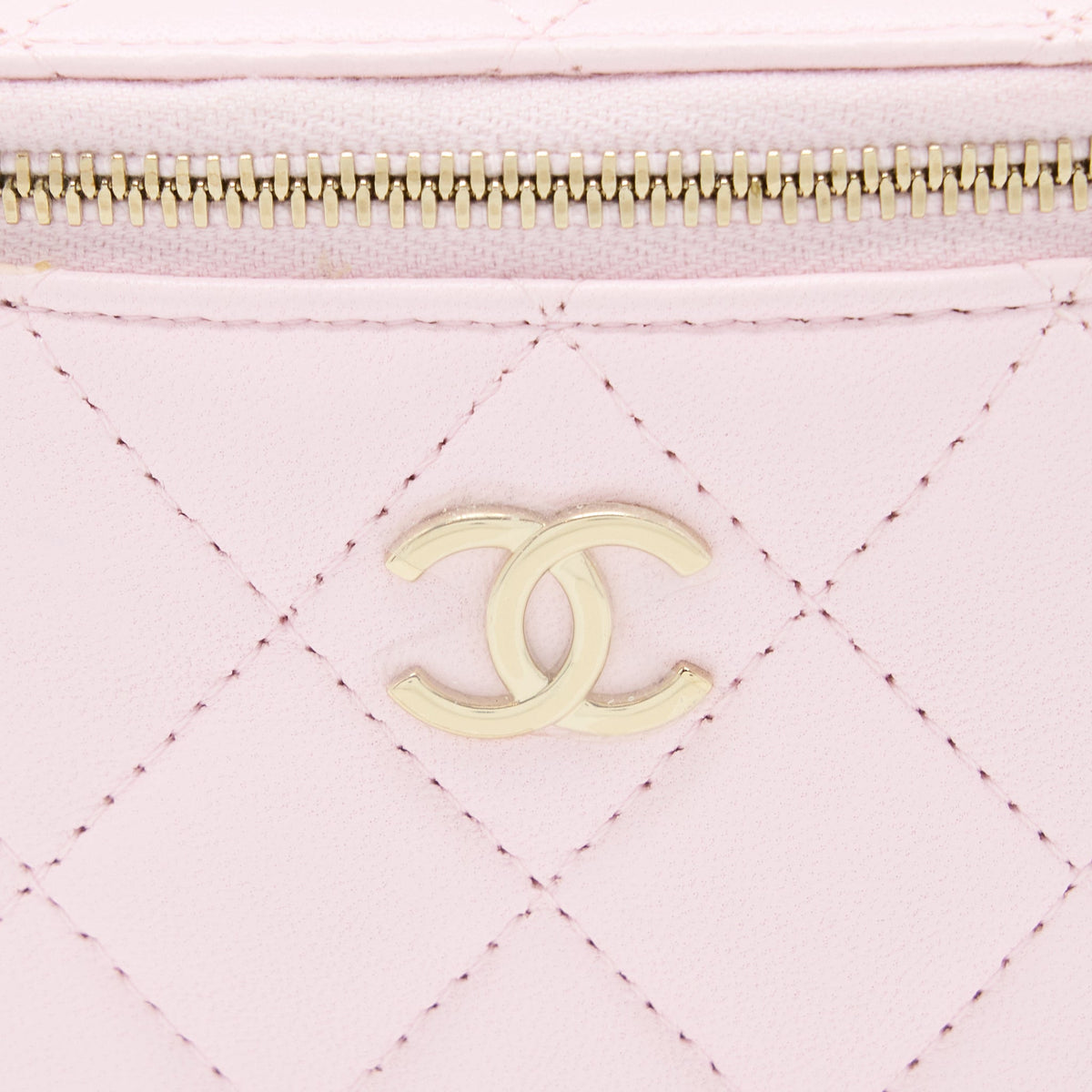 Chanel Top Handle Mini Vanity Lambskin Pink LGHW