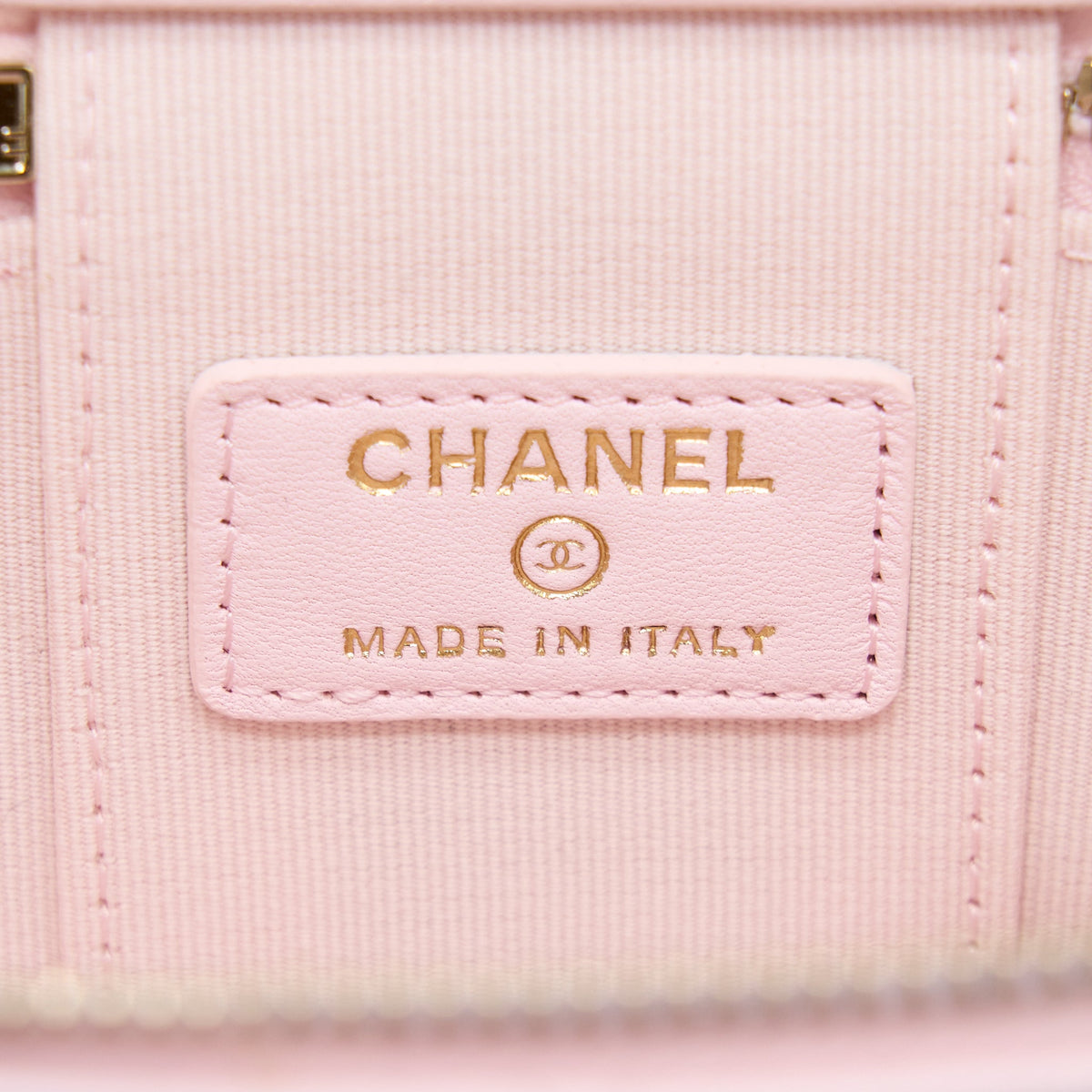 Chanel Top Handle Mini Vanity Lambskin Pink LGHW
