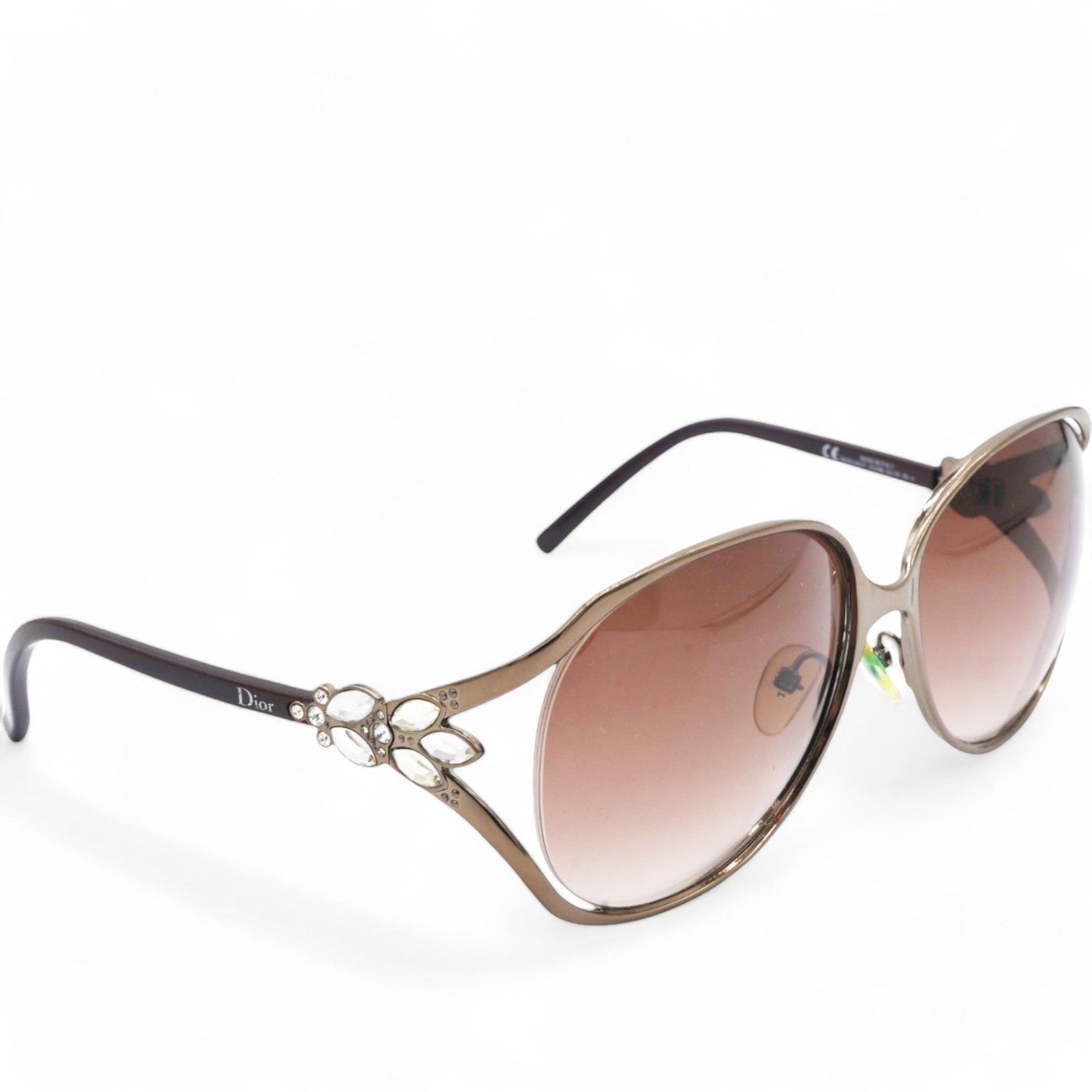 Dior Crystal Sunglasses Large Size