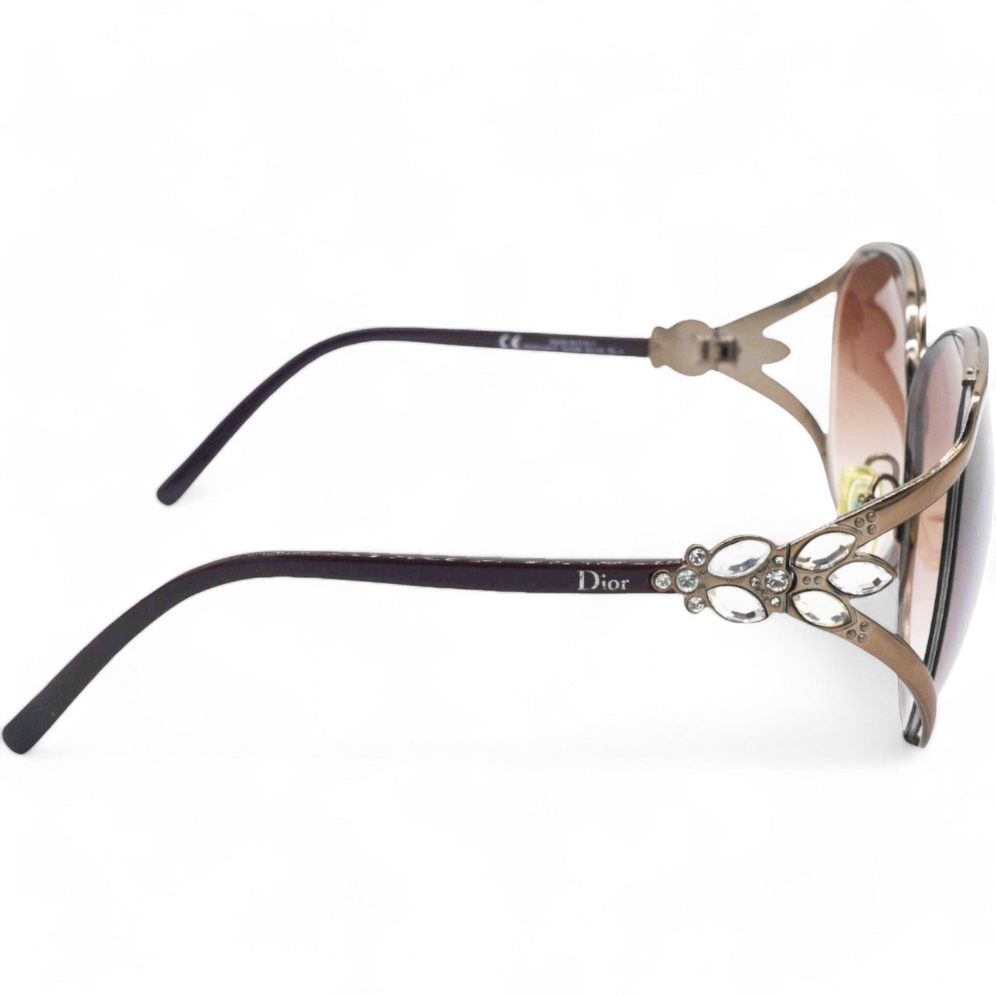 Dior Crystal Sunglasses Large Size