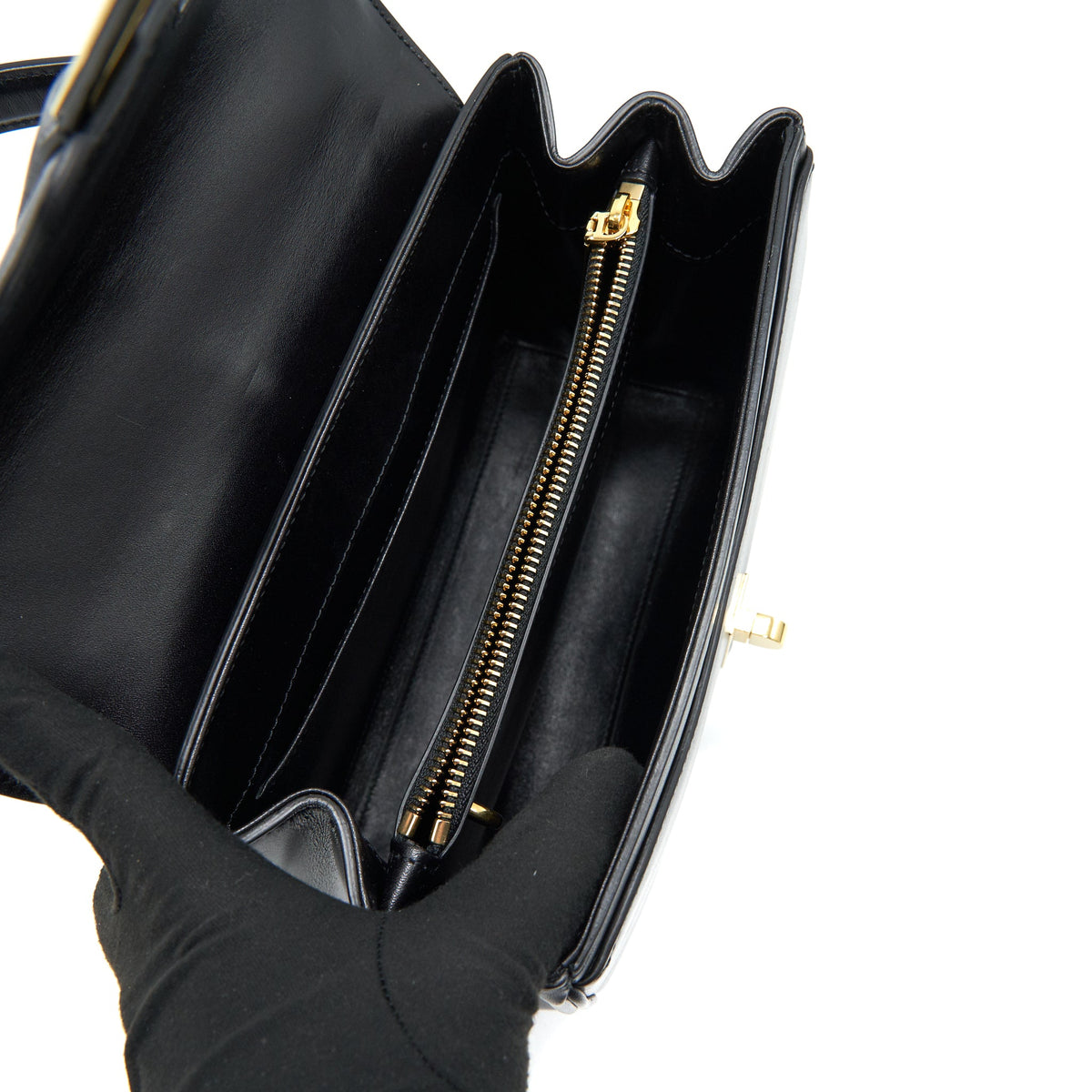 CELINE SMALL 16 BLACK BAG