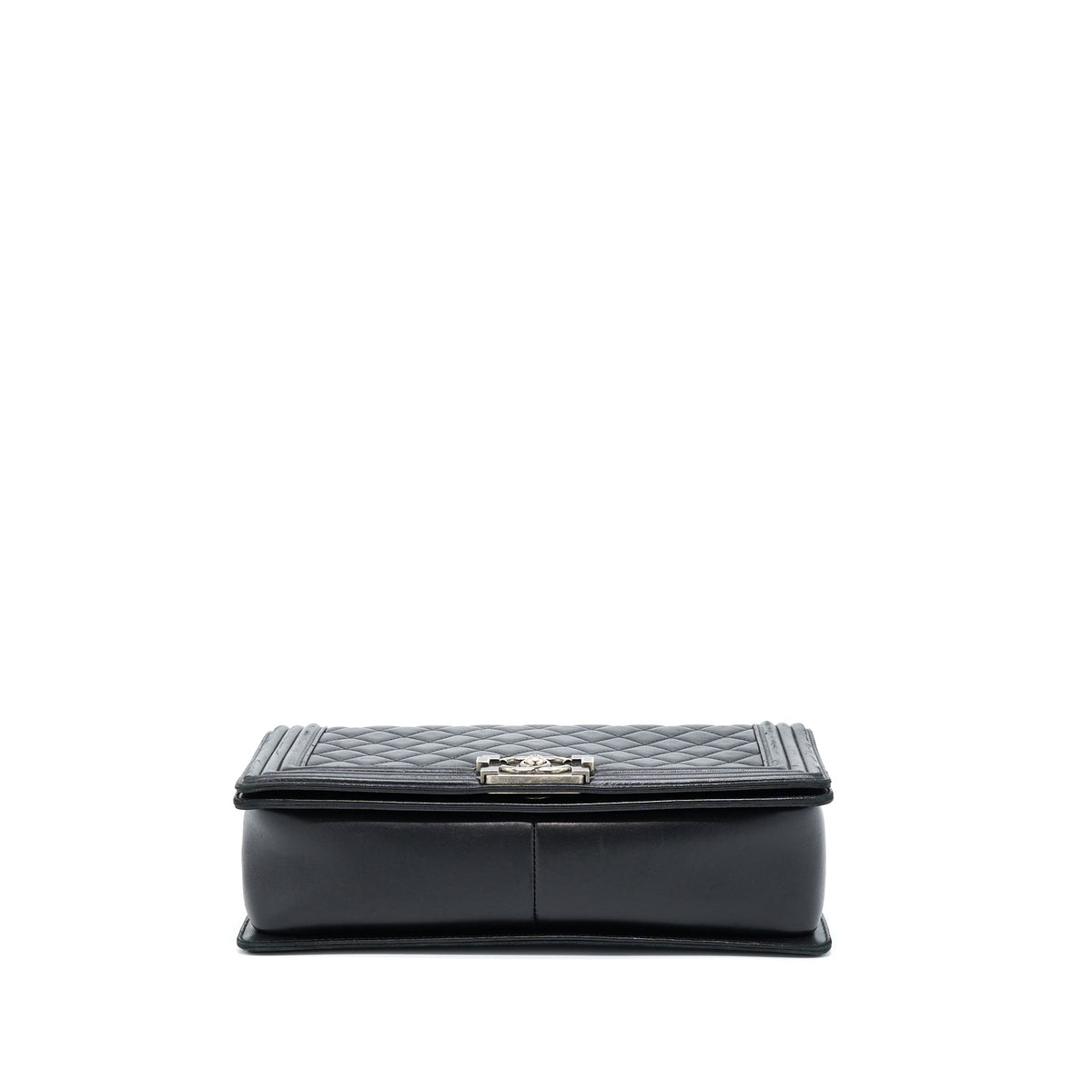 Chanel Medium Boy Bag Lambskin Black Ruthenium SHW