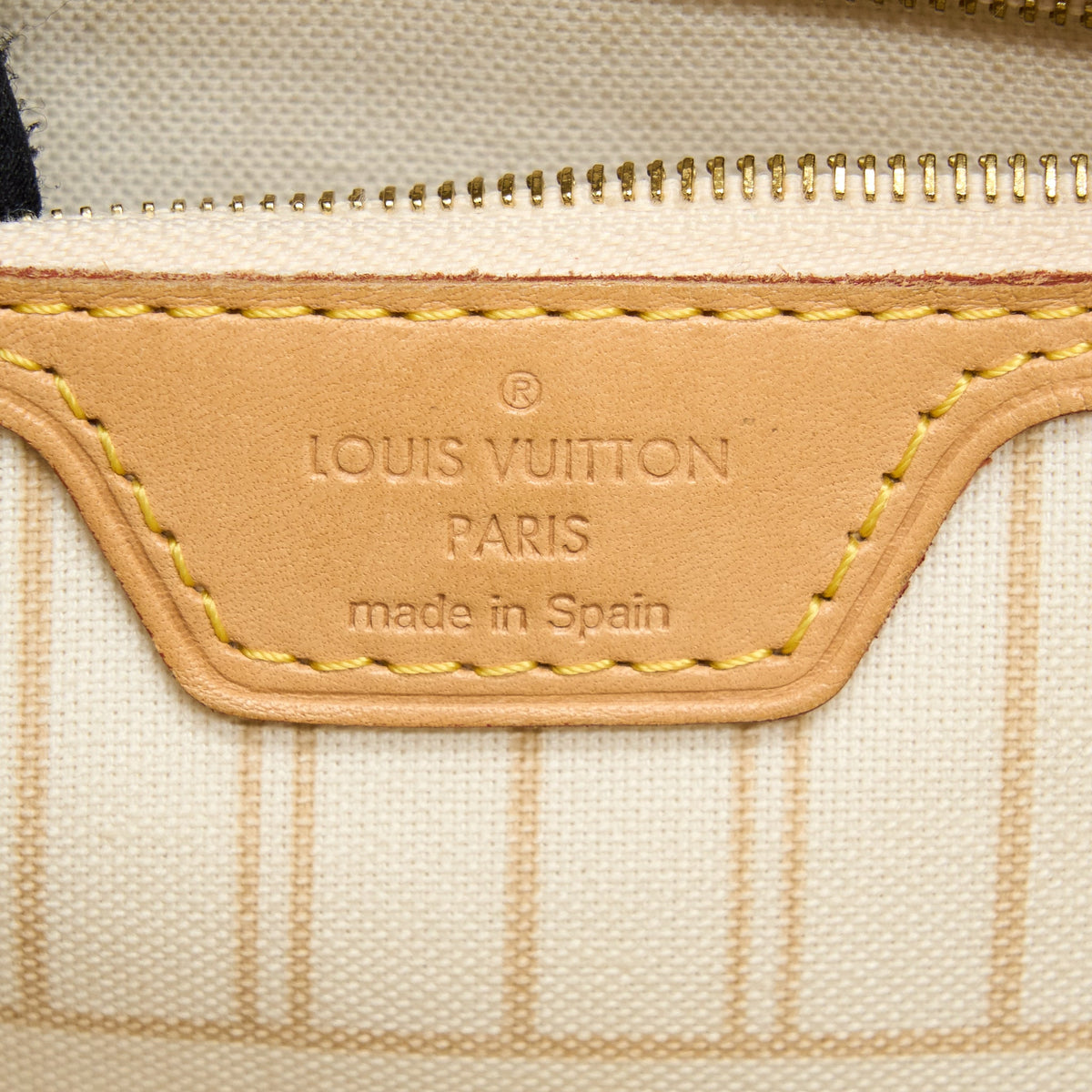 Louis Vuitton Neverfull MM Damier Azur GHW