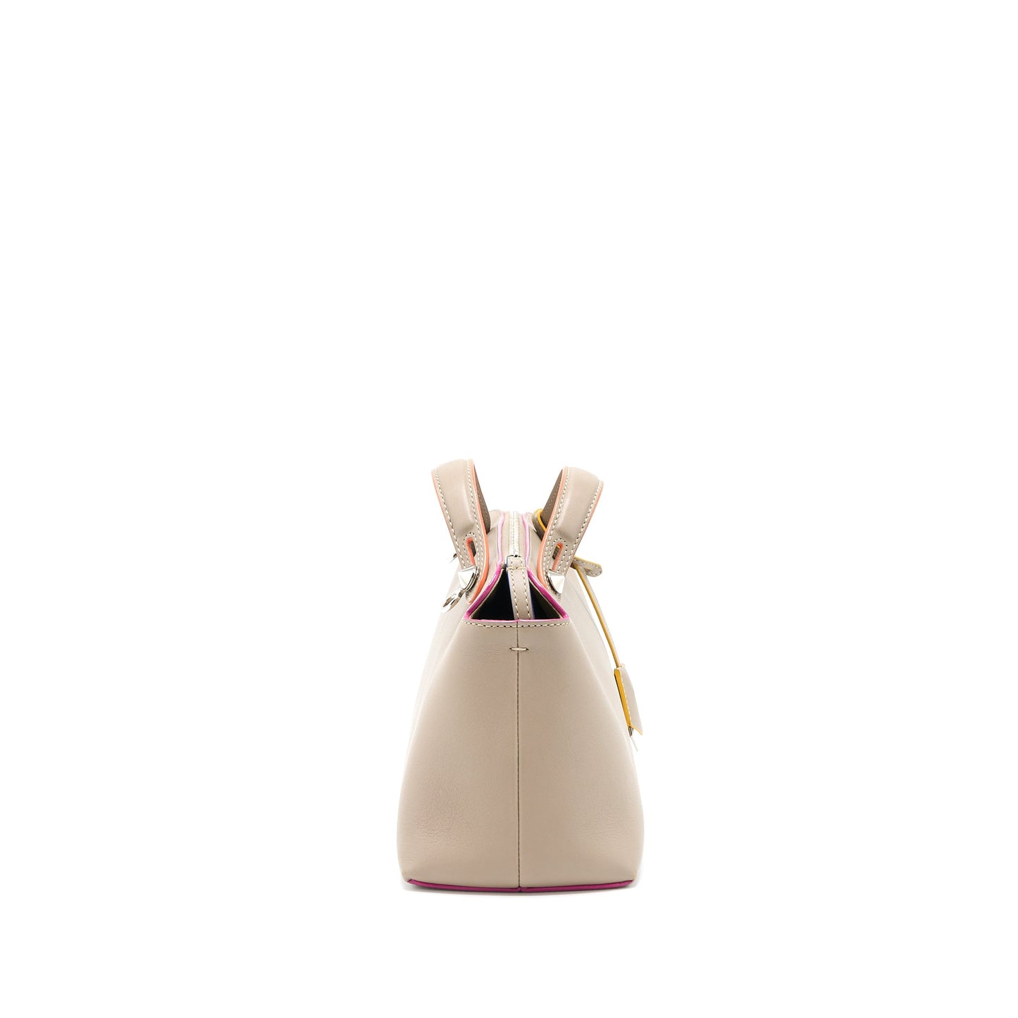 Fendi By The Way Bag Mutilcolour Tail Calfskin Beige SHW