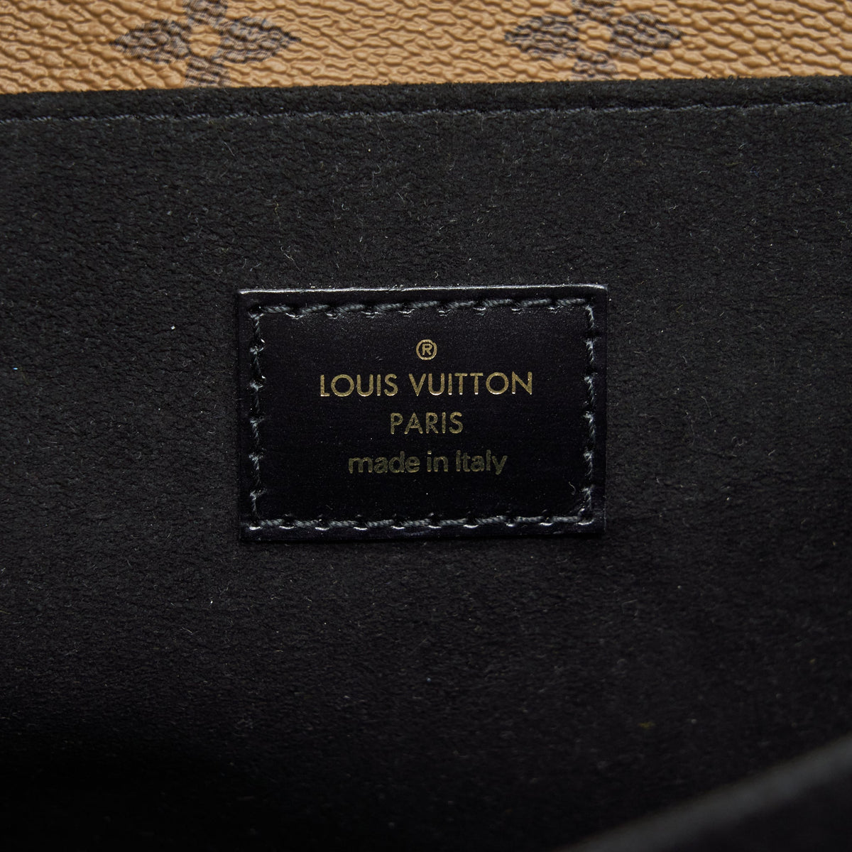 Louis Vuitton Pochette Métis Monogram Reverse Canvas GHW