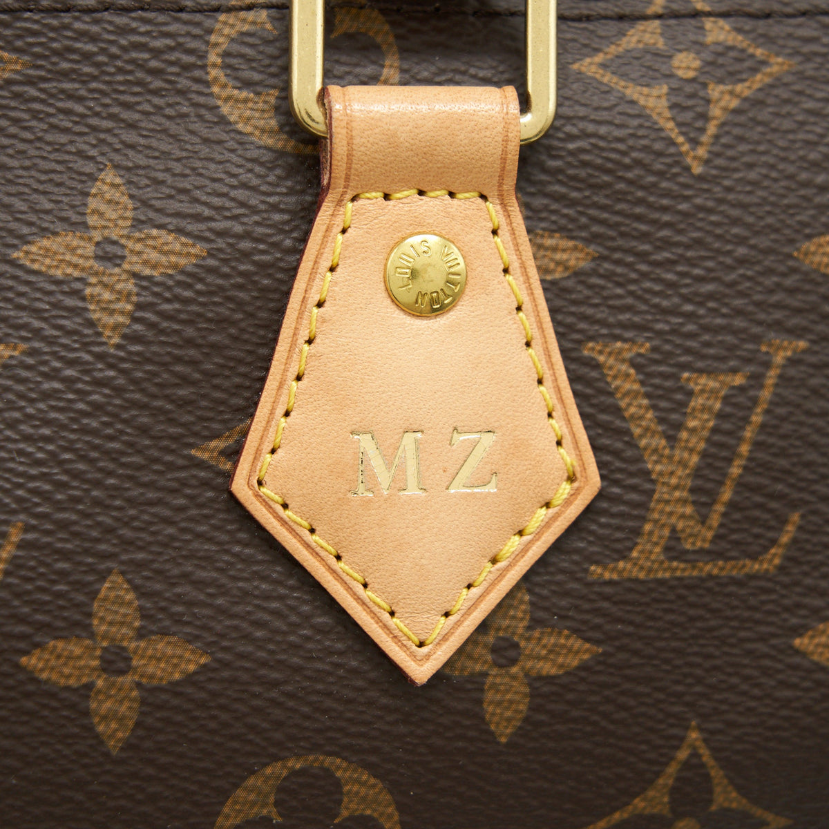 Louis Vuitton Speedy 25 Monogram Canvas with initial