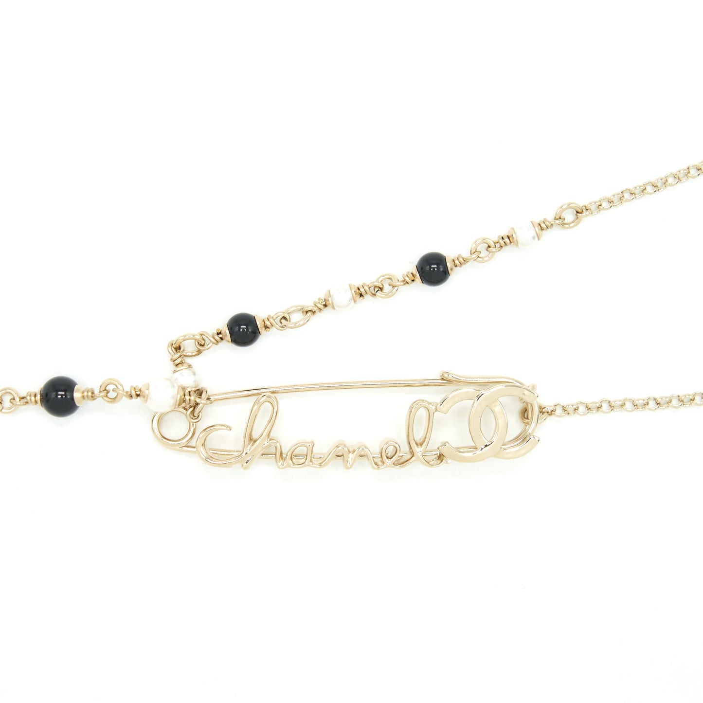 Chanel 22P Pin With Letter Choker/ Necklace