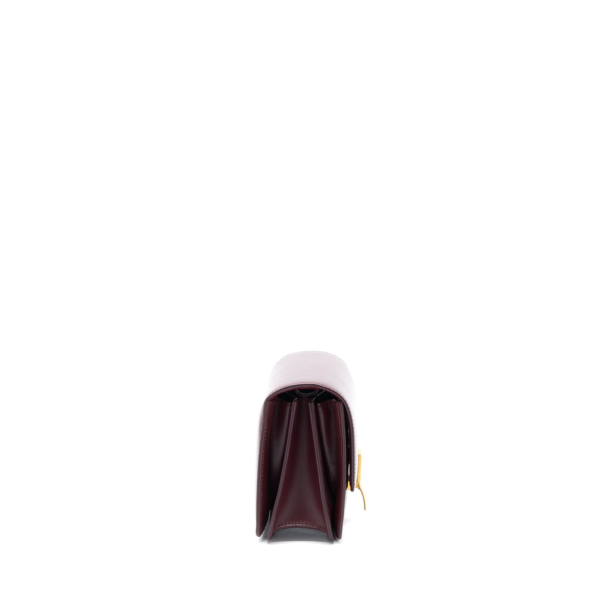 Celine Mini Box Calfskin Burgundy GHW