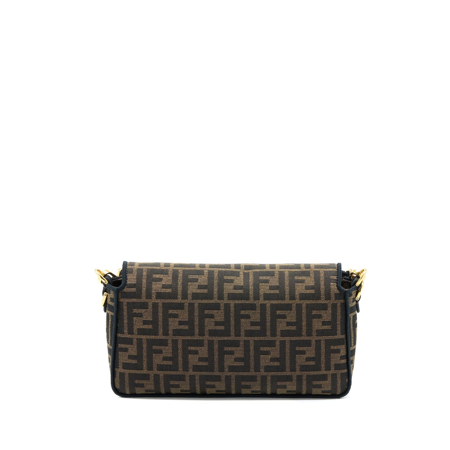 Fendi Baguette Shoulder Bag Canvas GHW