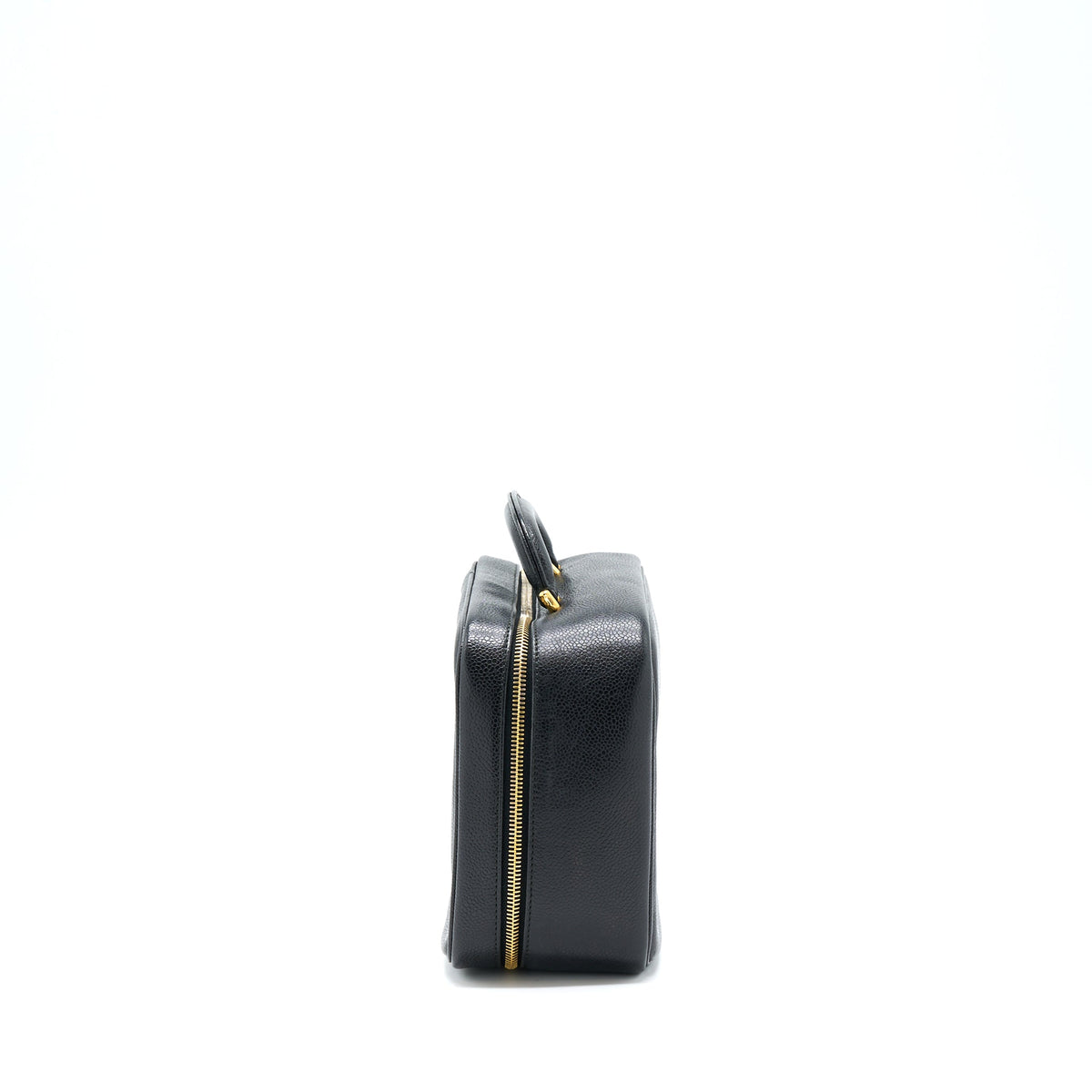 Chanel Vintage CC Logo Vanity Caviar Black GHW
