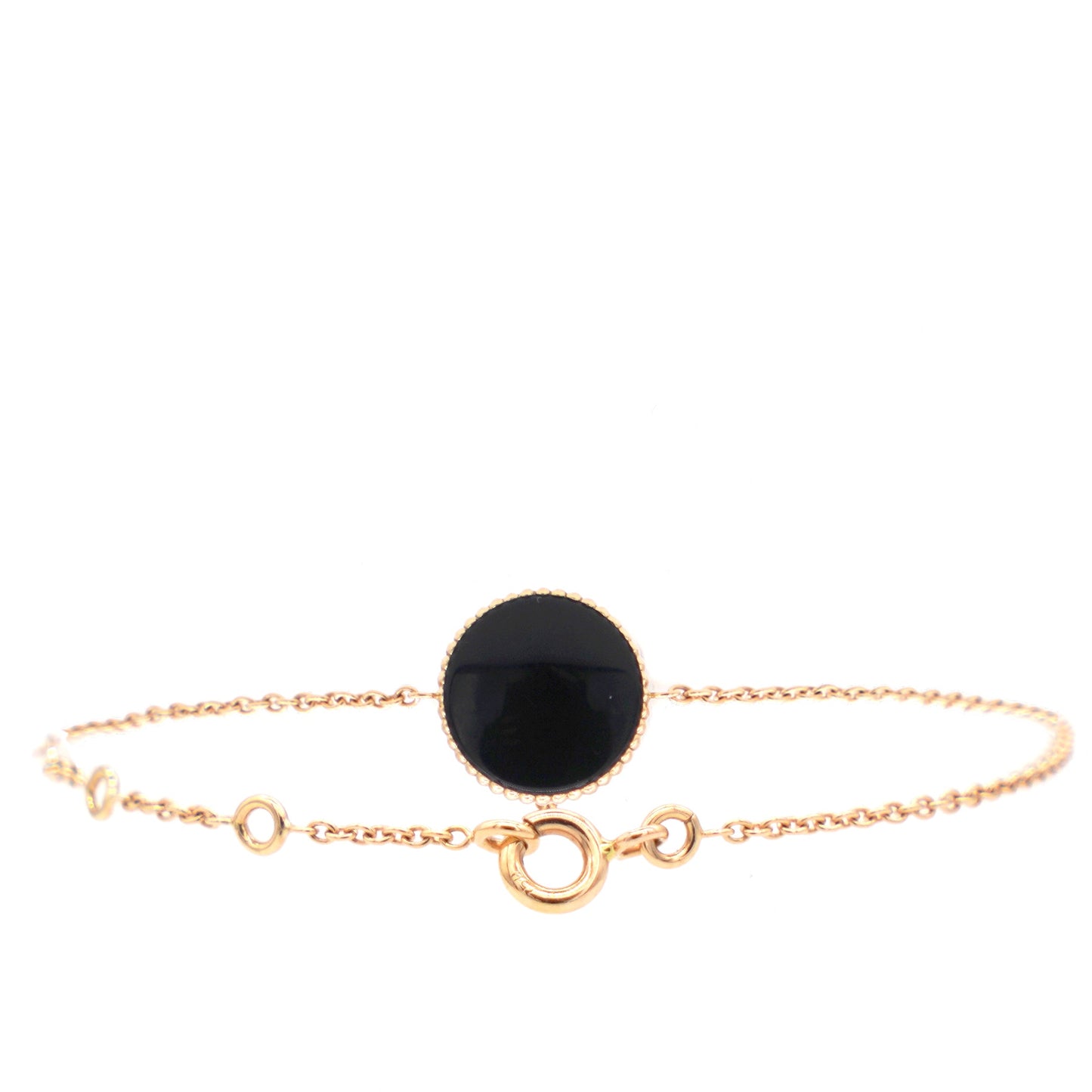 Dior Rose des Vents Diamond Onyx Rose Gold Bracelet