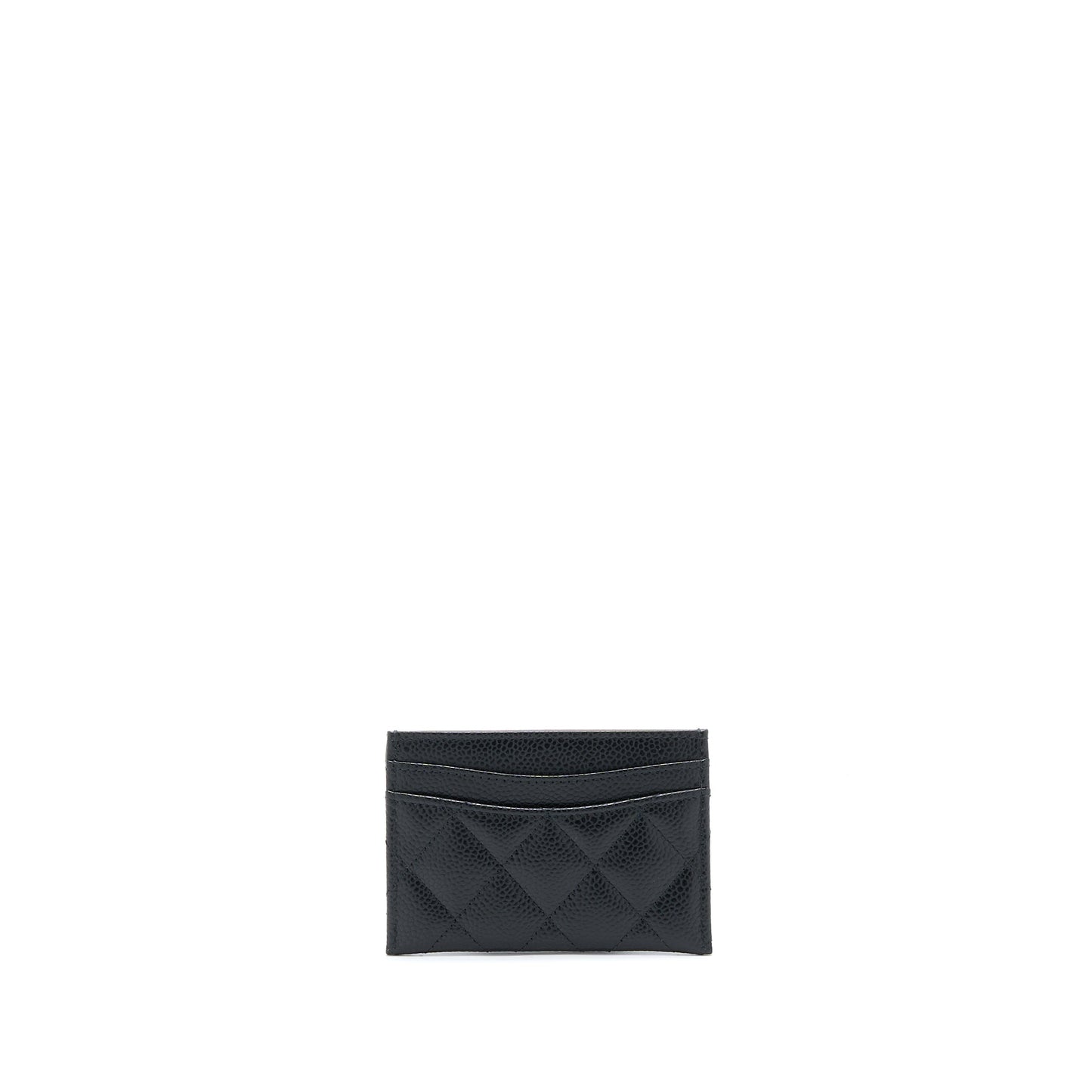 Chanel Class Quilted  Holder Caviar Black GHW