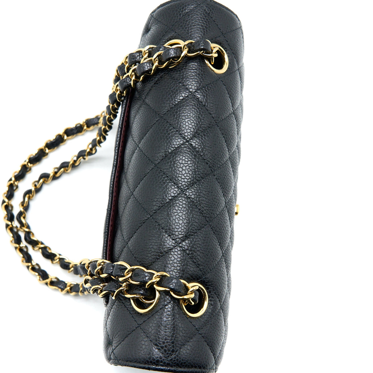 Chanel Small Classic Flap Bag Caviar Black GHW (Microchip)