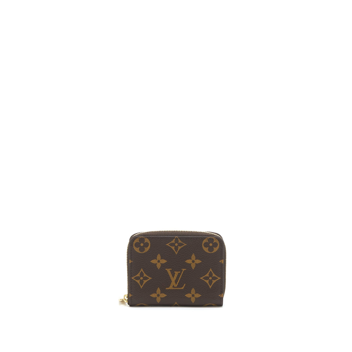 Louis Vuitton Zippy Collins Purse Monogram Canvas GHW