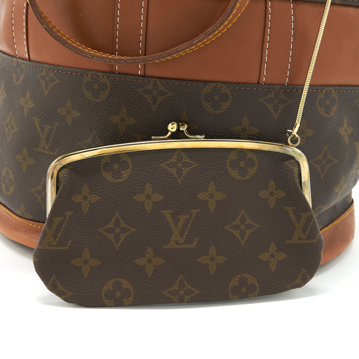 Louis Vuitton vintage limited bucket bag with mini Pouch