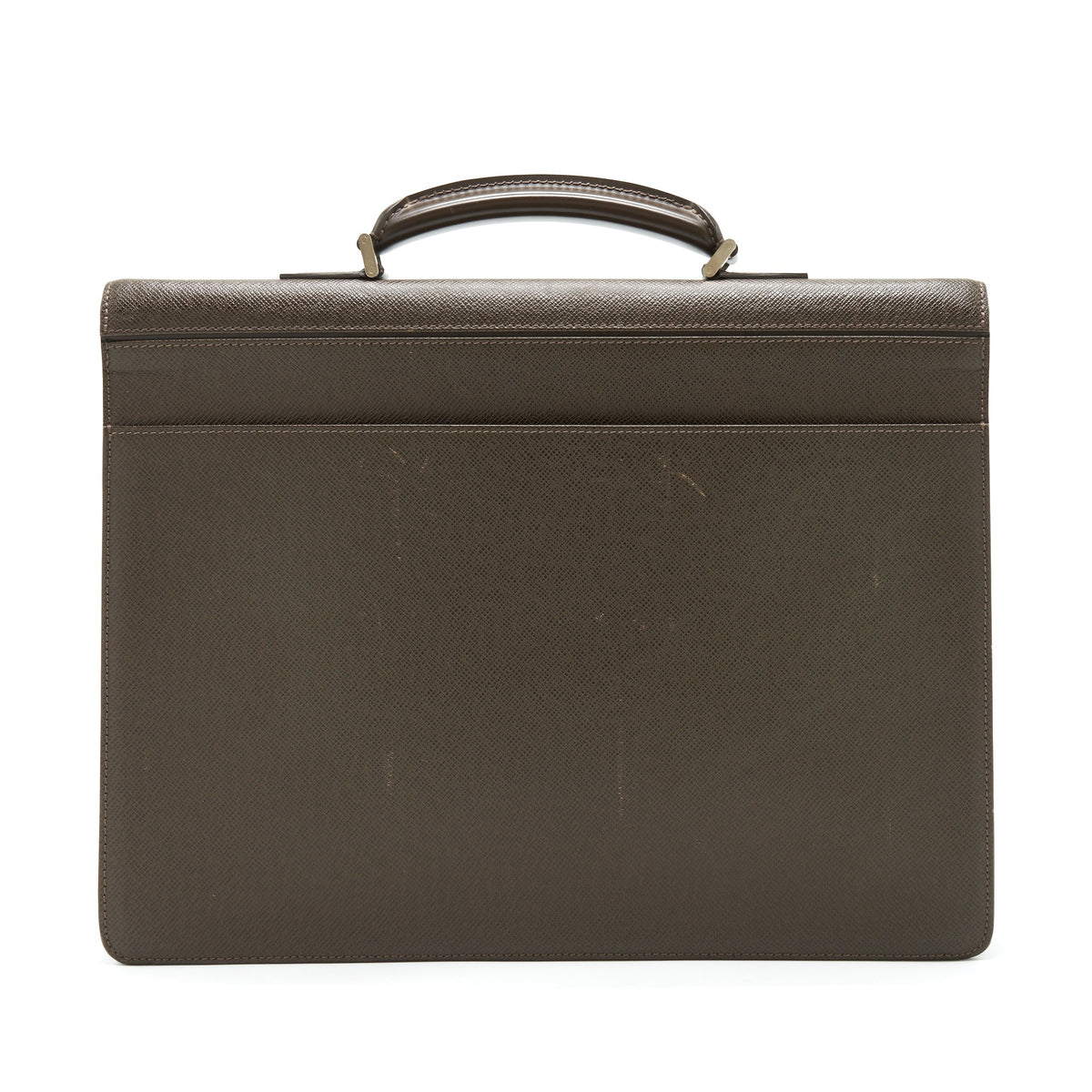 Louis Vuitton Vintage Briefcase Brown SHW