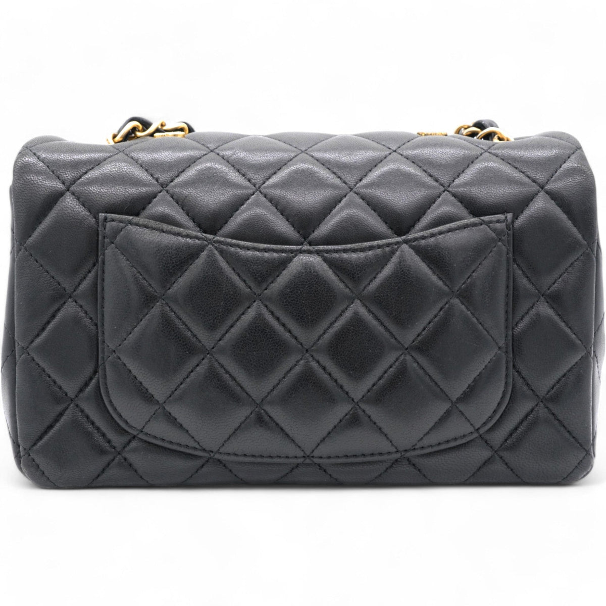 Chanel Quilted Egyptian Amulet Mini Rectangular Flap Black