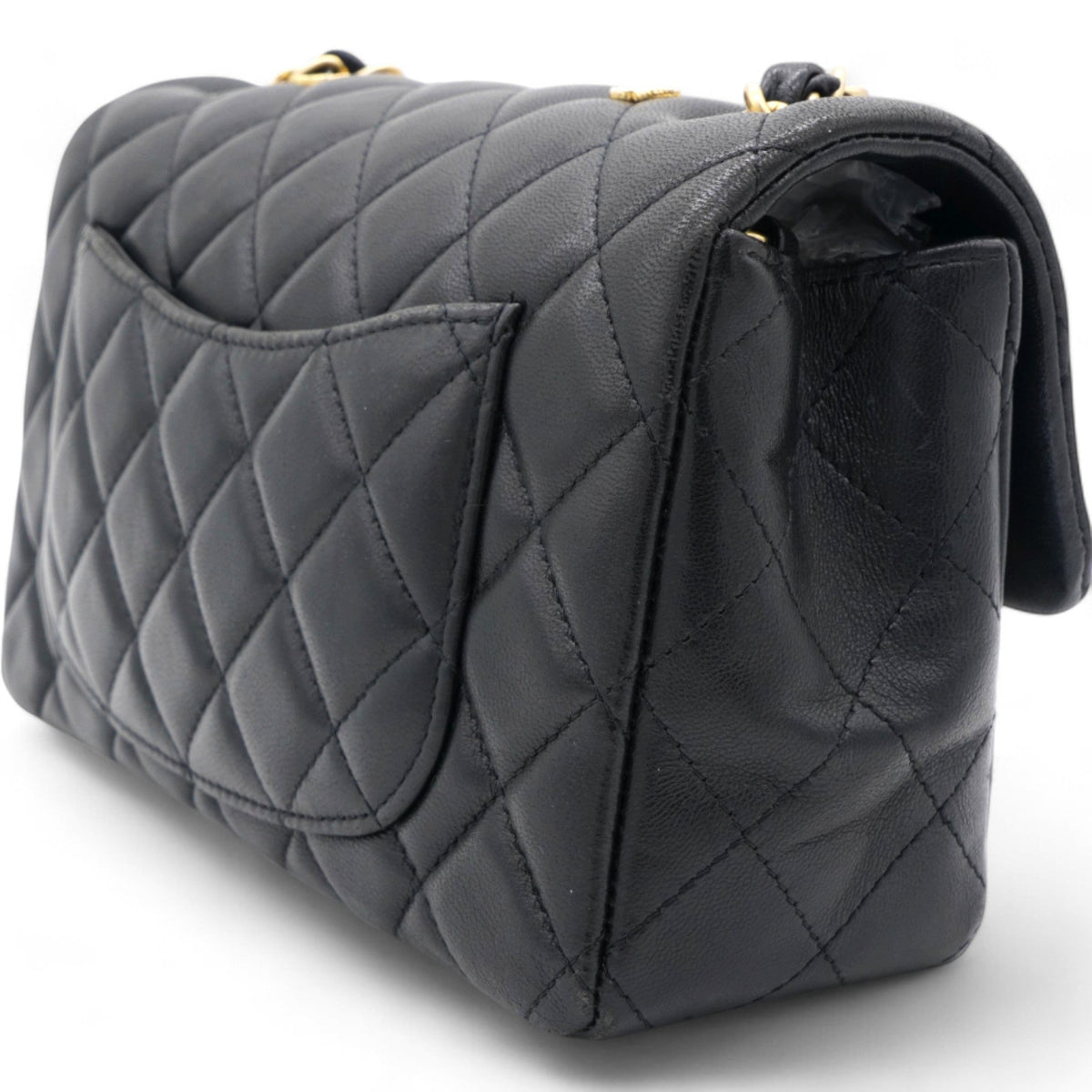 Chanel Quilted Egyptian Amulet Mini Rectangular Flap Black