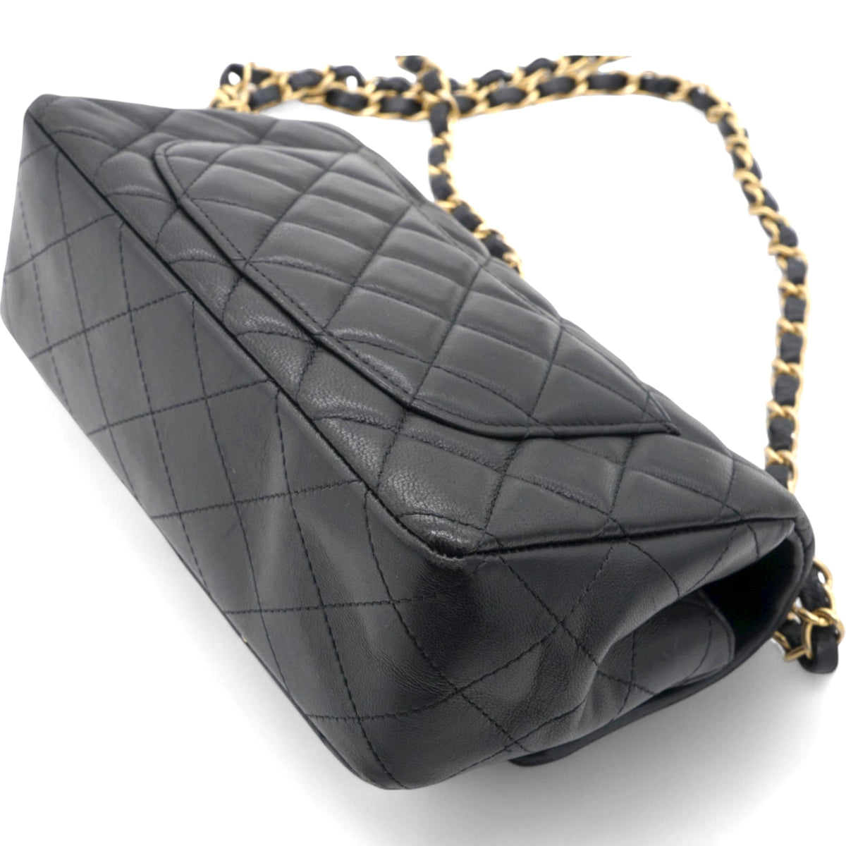 Chanel Quilted Egyptian Amulet Mini Rectangular Flap Black
