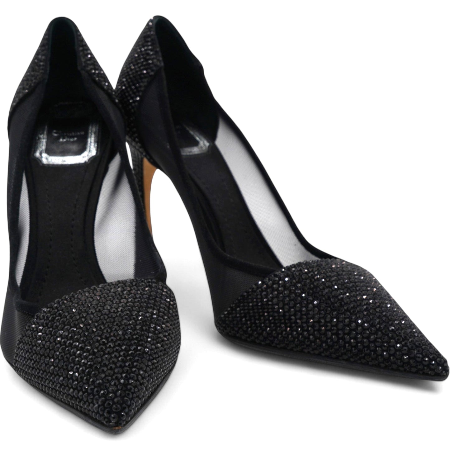 Dior Suede Mesh Songe Pumps Black Size 36.5