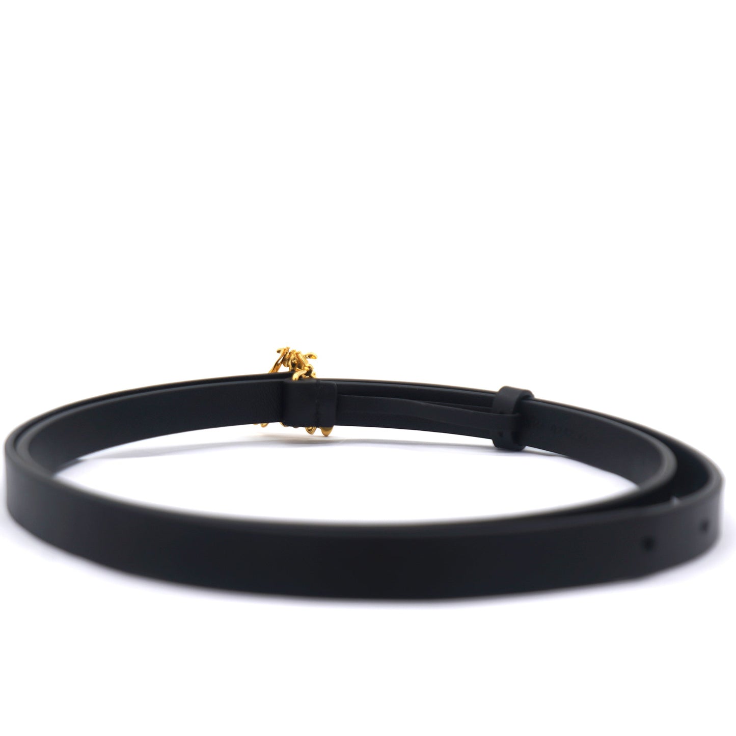 Dior Calfskin Crystal Bee Triple Loop Bracelet Black 75 15mm