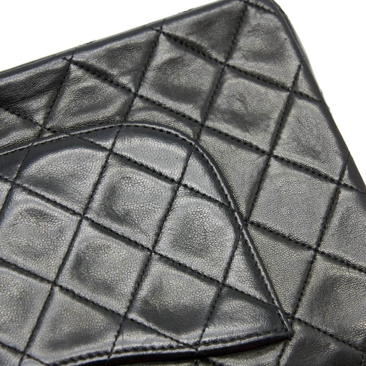 Chanel Vintage Classic Double Flap Bag Lambskin Black GHW