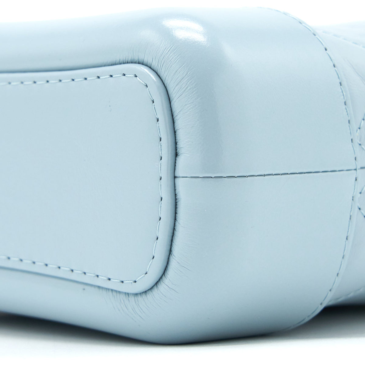 Chanel Small Gabrielle Hobo Bag Lambskin Light Blue Multicolour Hardware