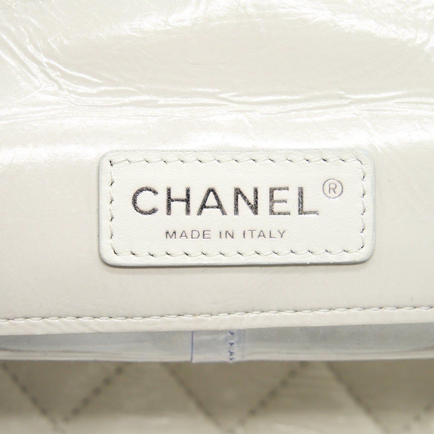 Chanel PVC Aquarium Backpack Aged Calfskin White SHW