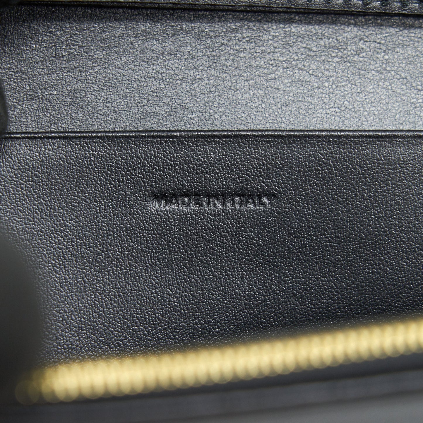 Celine Calfskin C Wallet on Chain Bag Black GHW