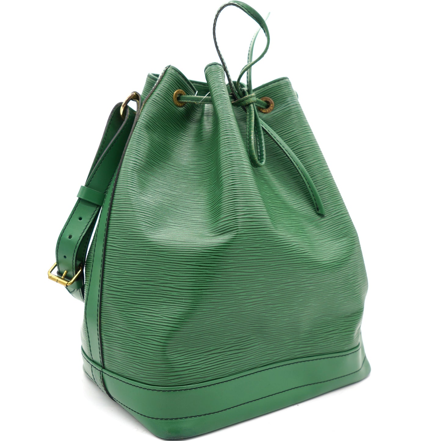 Borneo Green Epi Leather Noe Shoulder Bag