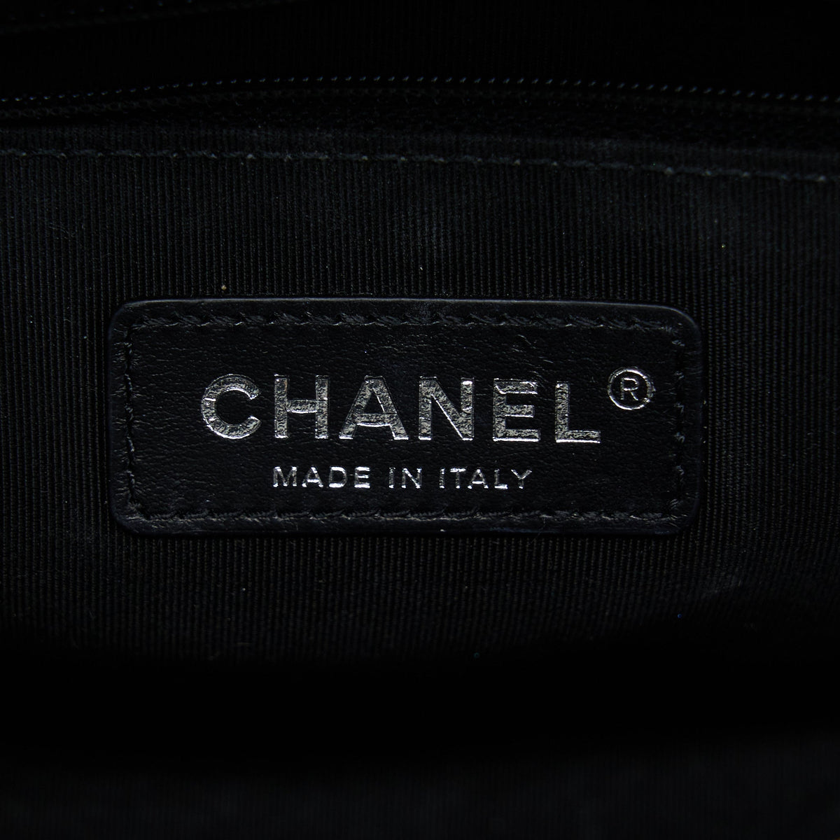 Chanel Seasonal Flap Bag Caviar White With Black Hardware