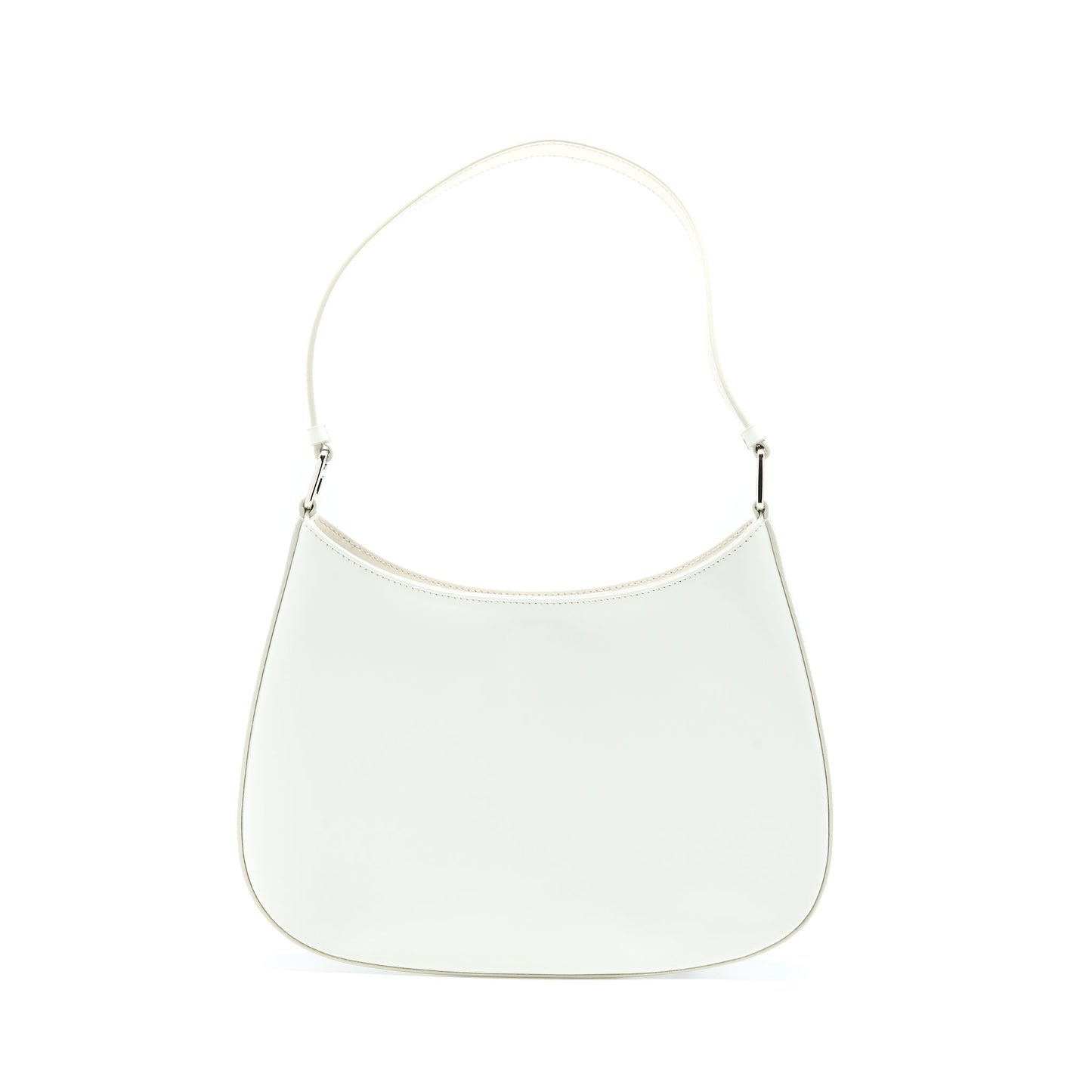 Prada Cleo Bag Calfskin White SHW