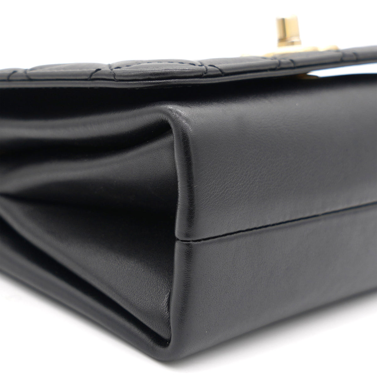 Chanel Pearl Boy Chain Bag Black