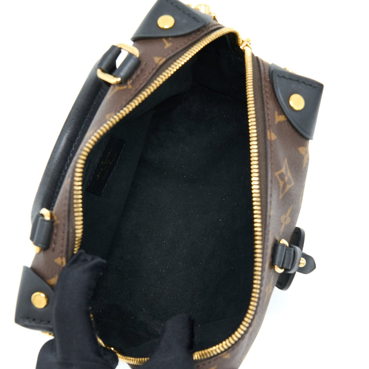 Louis Vuitton Petite Malle Souple Monogram Canvas GHW