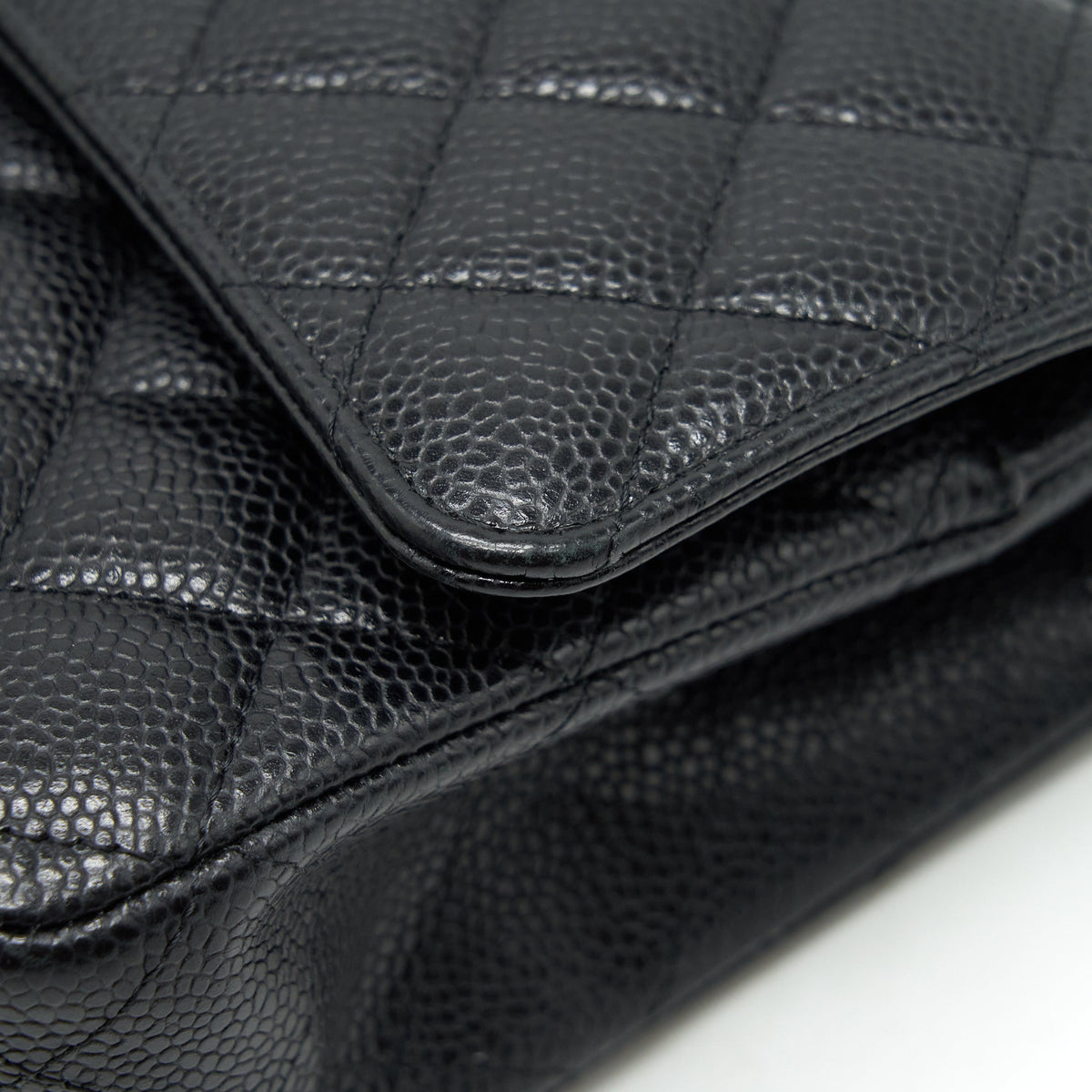 Chanel Medium Classic Double Flap Bag Caviar Black GHW