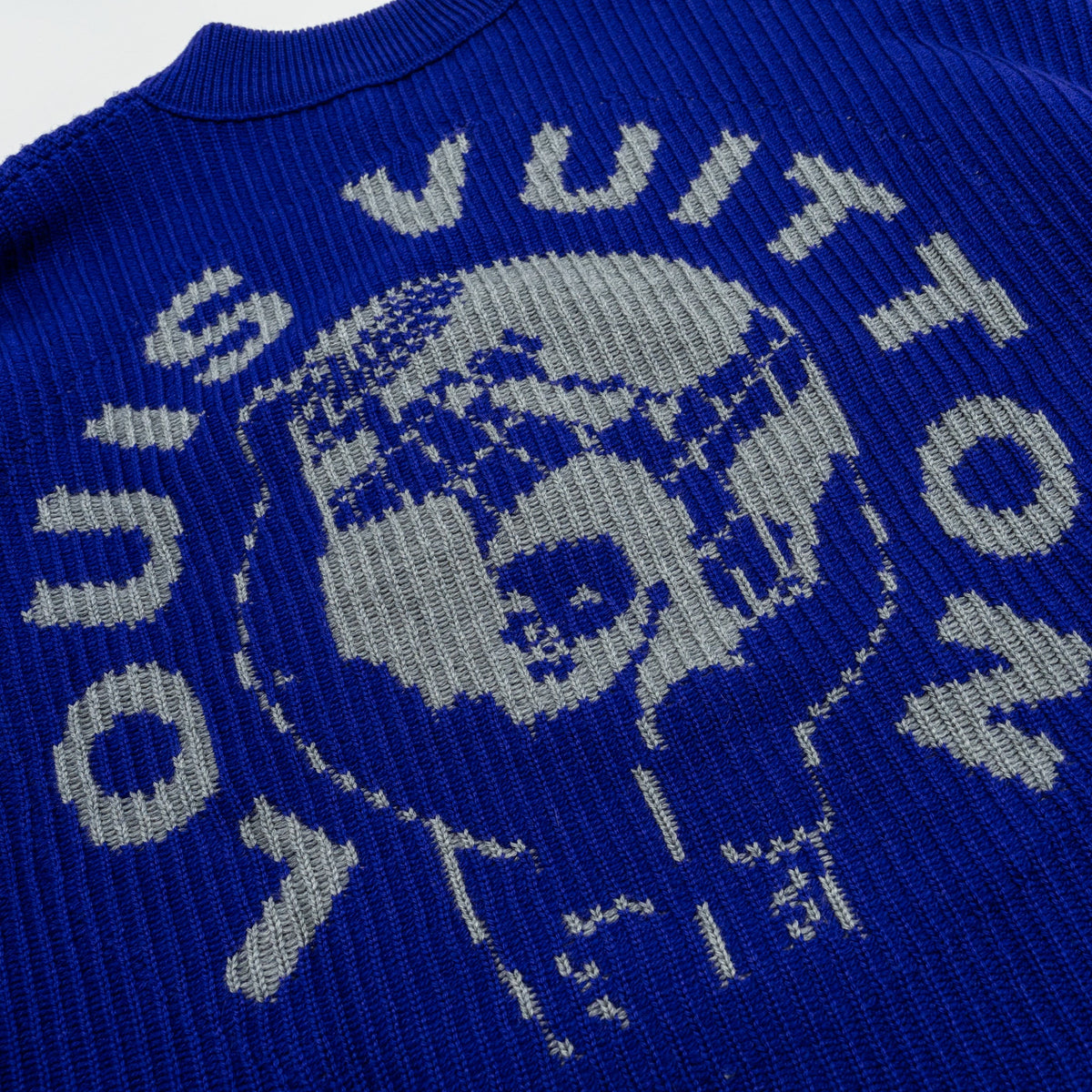 Louis Vuitton Size S Asia Limited World Sweater Wool Purple/Grey