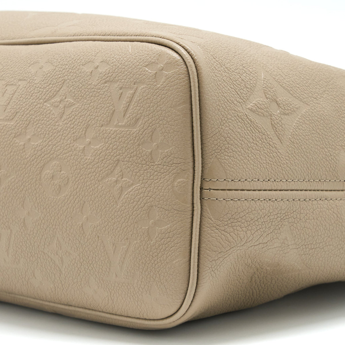 Louis Vuitton Neverfull MM Monogram Empreinte Tourterelle GHW (New Version)