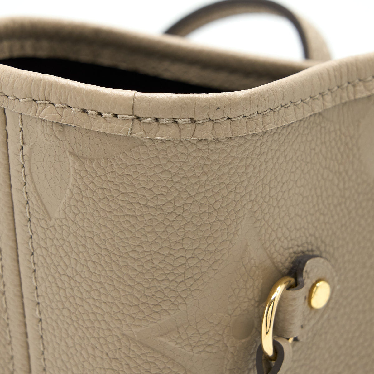 Louis Vuitton Neverfull MM Monogram Empreinte Tourterelle GHW (New Version)