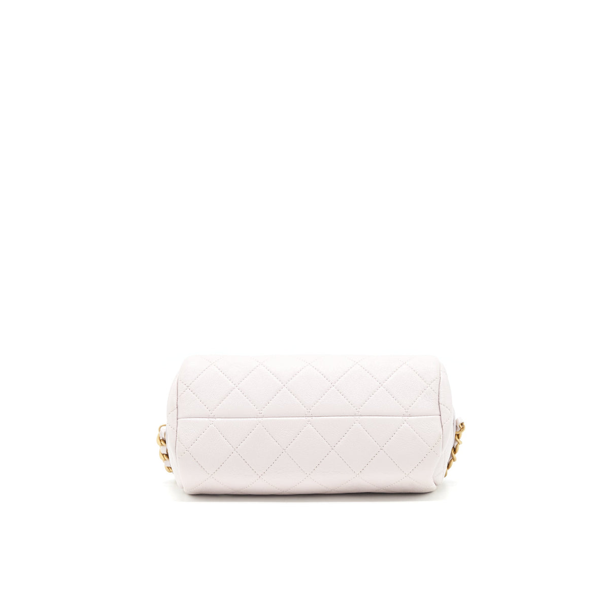 Chanel mini Bowling bag with chain light purple GHW