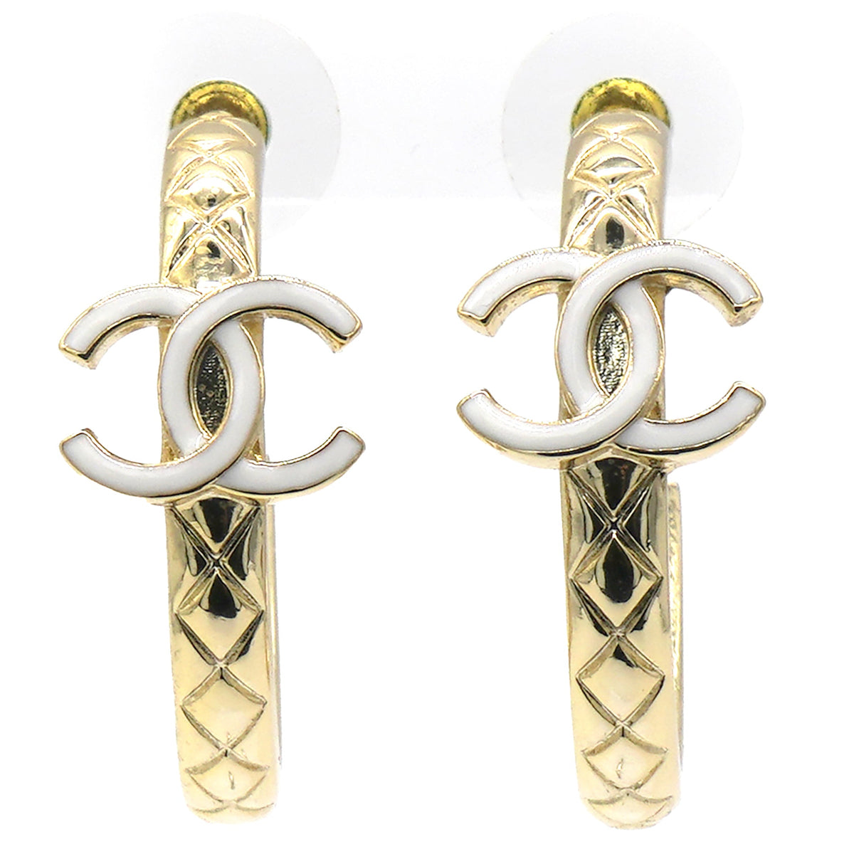Chanel Loop Earrings Gold