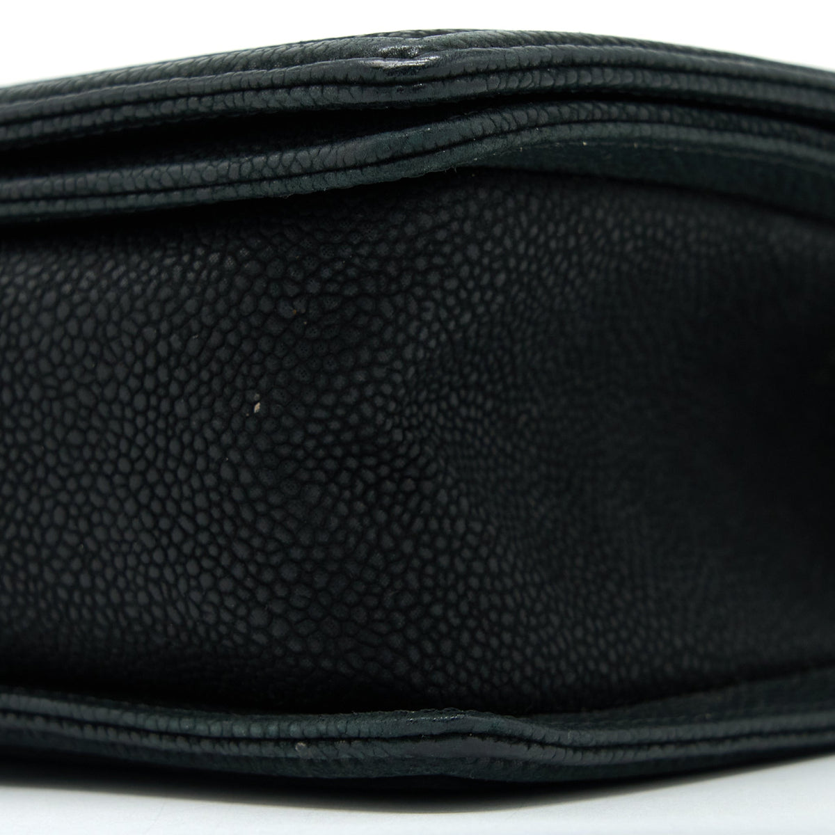 Chanel Medium Boy Bag Grained Calfskin Black SHW